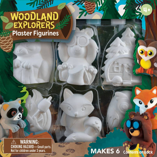 MasterPieces Woodland Explorers - Plaster Figurine Paint Set (22409)