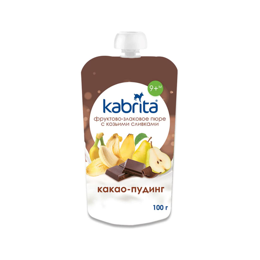 Kabrita Cocoa Pudding With Fruit, Cereal And Goat Cream 100 g