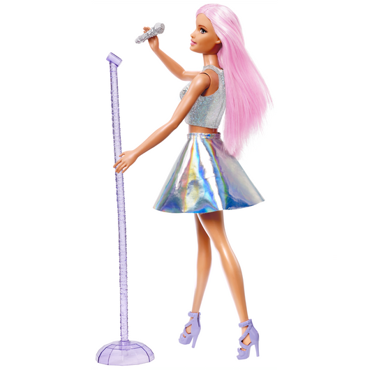 Barbie Pop Star Doll with Microphone and Stand (JCW42)