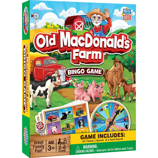 MasterPieces Old MacDonald's Farm Bingo Game (42123)