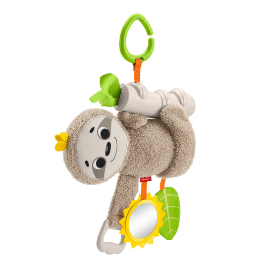 Fisher-Price Slow Much Fun Stroller Sloth Baby Toy (FXC31)