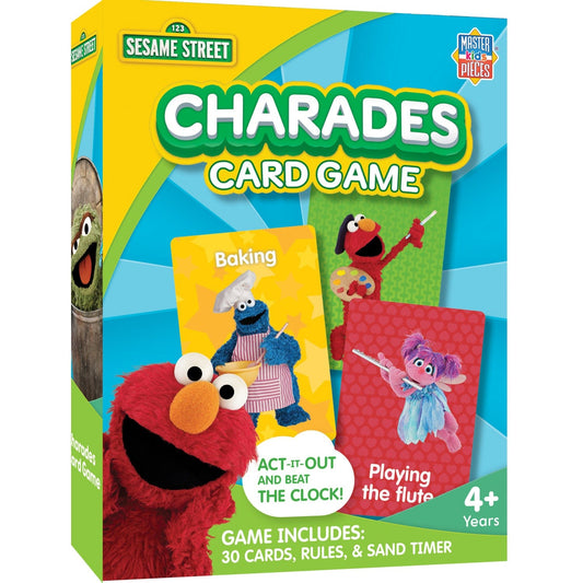 MasterPieces Sesame Street Charades Card Game (42340)