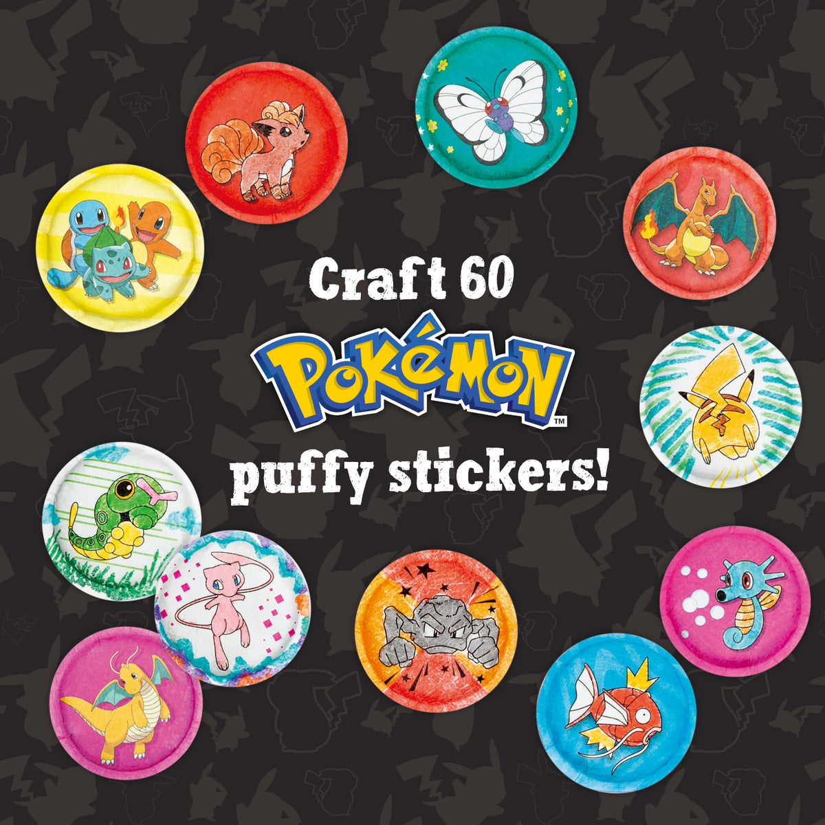 Klutz Pokémon Color-In 3D Puffy Stickers kit