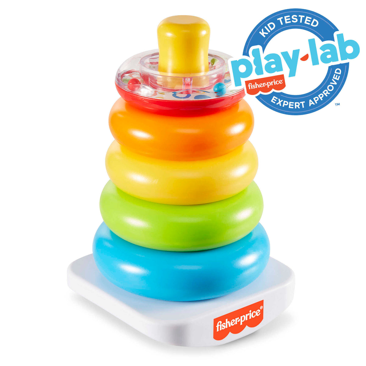 Fisher-Price Rock-a-Stack Ring Stacking Toy (GKW58)