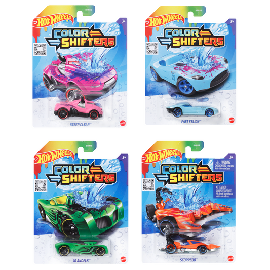 Hot Wheels Color Shifters Color-Changing 1:64 Die-Cast Car (BHR15)