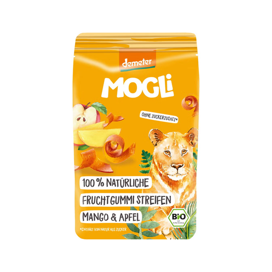 Mogli Organic Fruit Stripes Mango & Apple 25 g