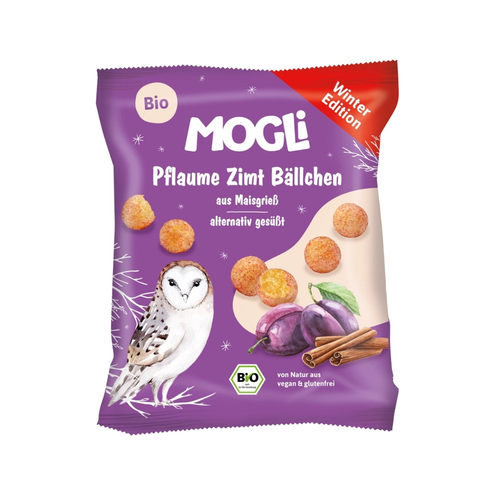 Mogli Organic Plum Cinnamon Balls 30 g
