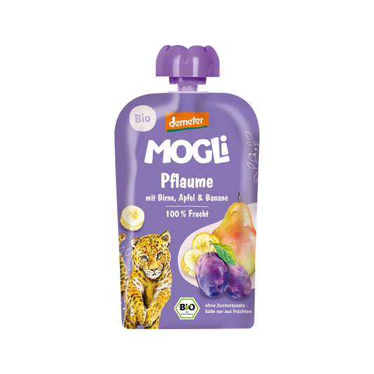 Mogli Organic Pouch Plum Pear 120 g