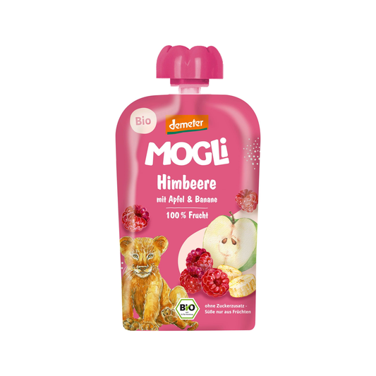 Mogli Organic Pouch Raspberry Apple 120 g