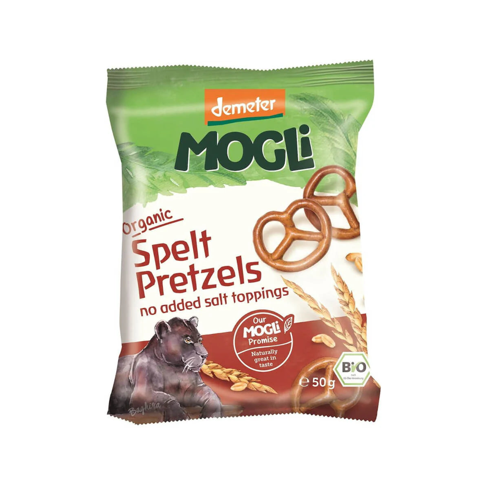 Mogli Organic Spelt Pretzels 50 g