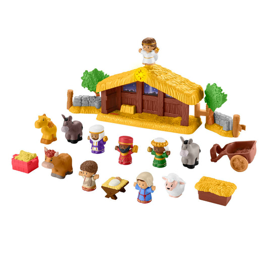 Fisher-Price Little People Nativity Set, 18 Pieces (HMX70)