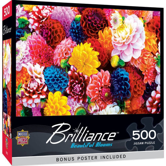 MasterPieces Brilliance - Beautiful Blooms 500 Piece Puzzle (3198801)