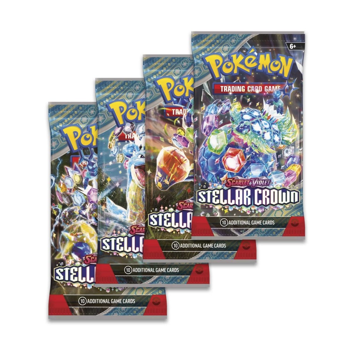 Pokémon TCG Stellar Crown booster packs