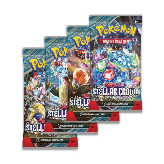 Pokémon TCG Stellar Crown booster packs