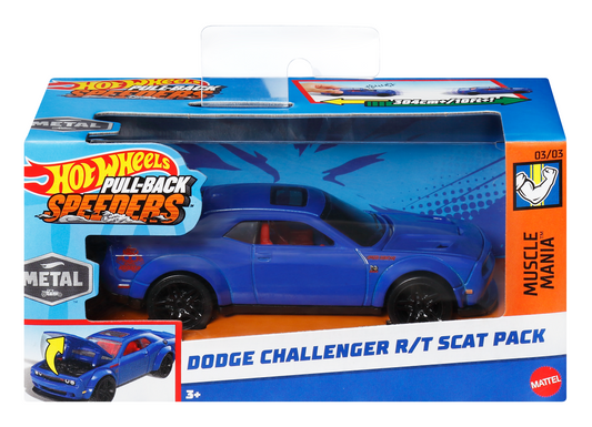 Hot Wheels Pull-Back Speeders 1:43 Die-Cast Car (HYT45)