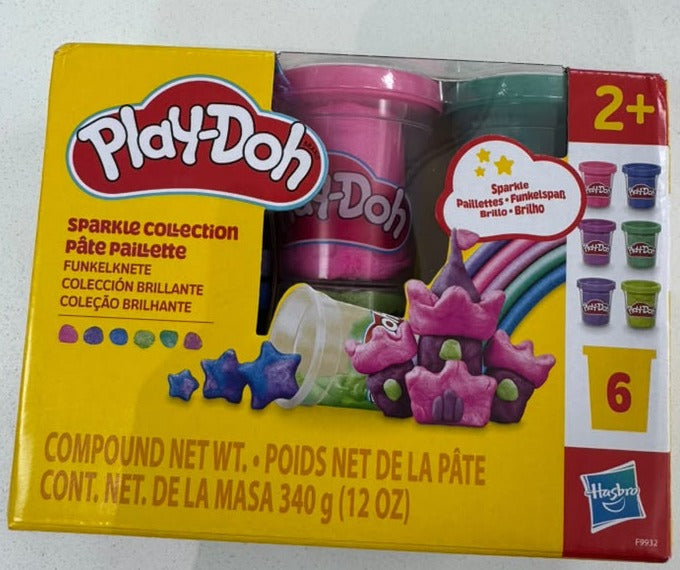Play-Doh Sparkle Collection 6-Pack (F9932) — box
