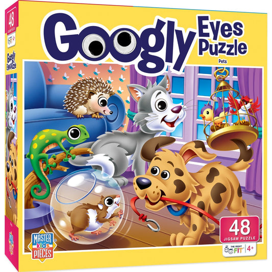 MasterPieces Googly Eyes - Pets 48 Piece Puzzle (11838.01)