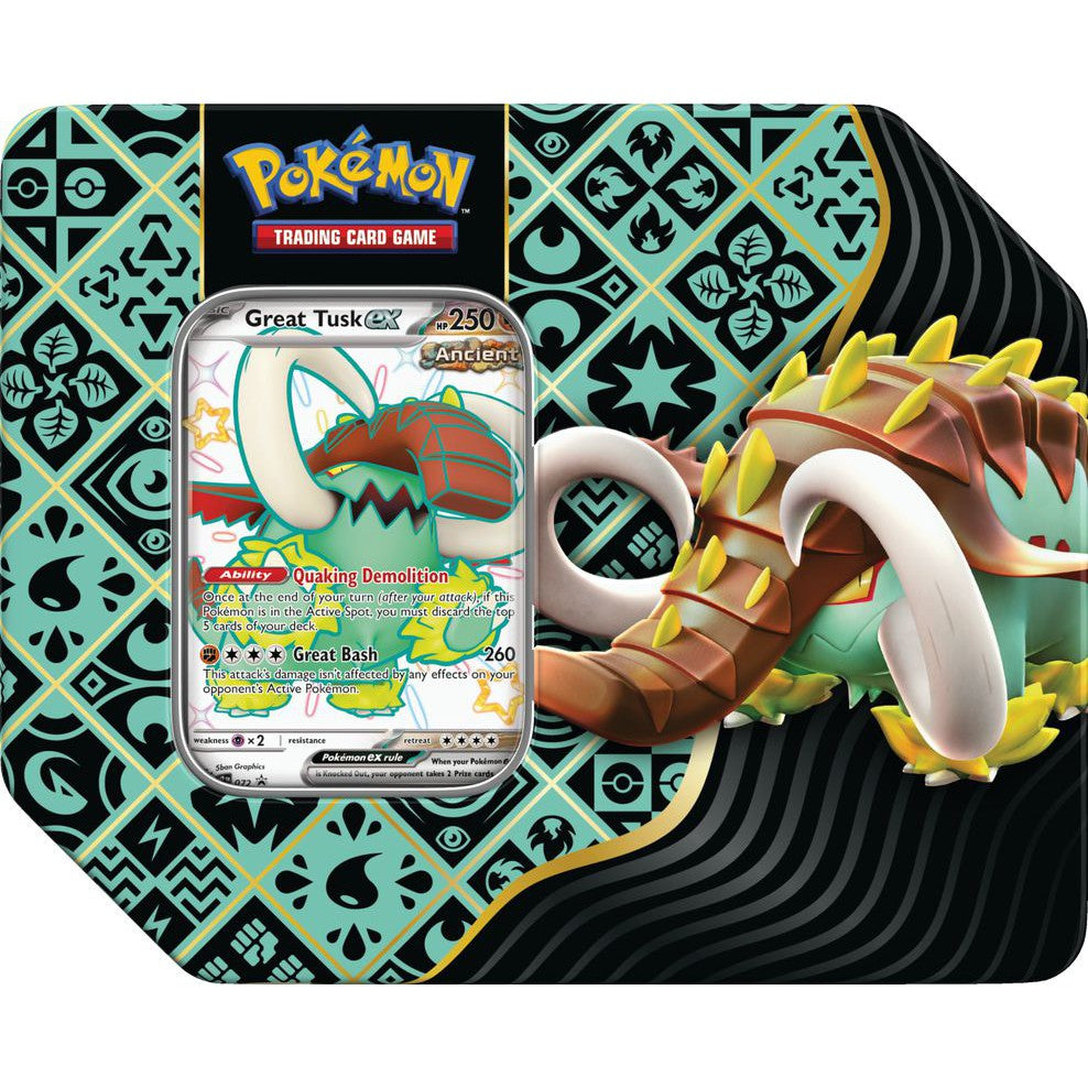 Pokémon TCG Paldean Fates tin