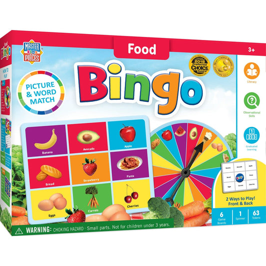 MasterPieces Educational - Food Bingo Game (11814)