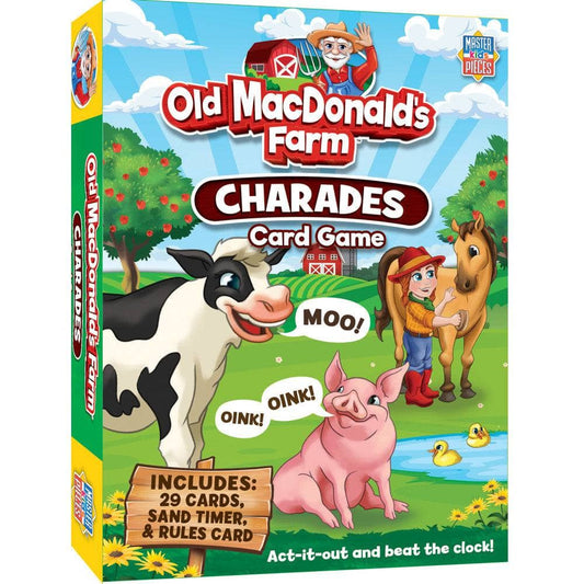 MasterPieces Old MacDonald's Farm Charades Card Game (42336)