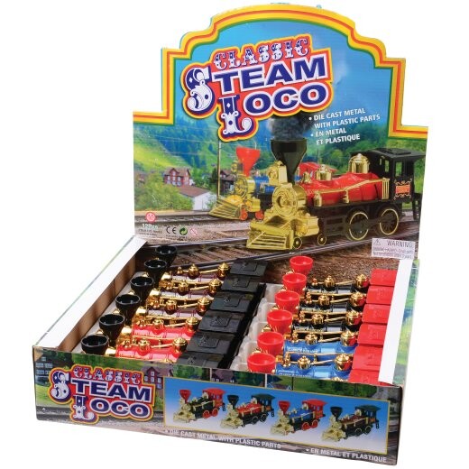 Classic Steam Loco Die-Cast Train Engine (MX612) — store display box