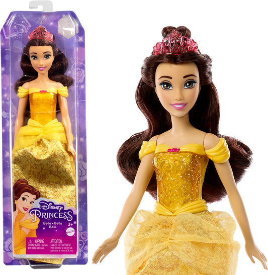 Disney Princess Belle Fashion Doll with Accessories (HLW11)