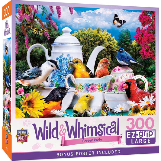 MasterPieces Wild & Whimsical - Garden Party 300 Piece Puzzle (32148)