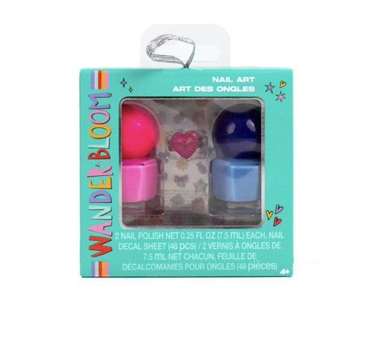 Wander Bloom Nail Art Mini Mani Set — package