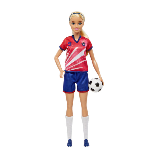 Barbie Soccer Doll with Ball and Cleats (HCN17)