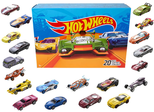 Hot Wheels 20-Car Gift Pack of 1:64 Die-Cast Vehicles (DXY59)