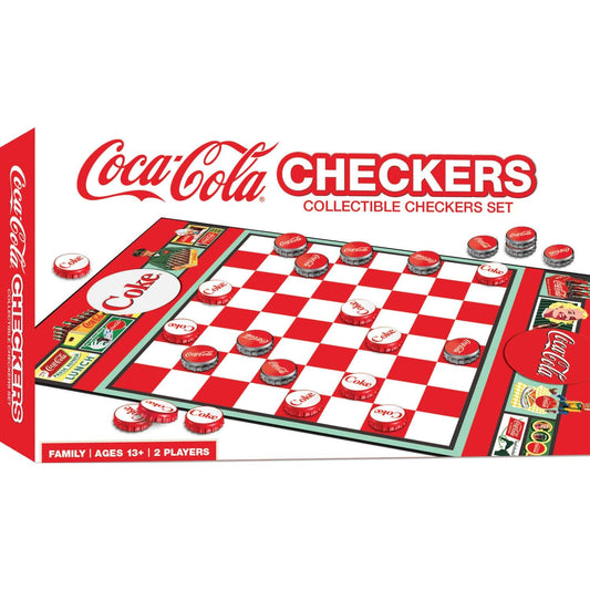 MasterPieces Coca-Cola Checkers Board Game (4207501)