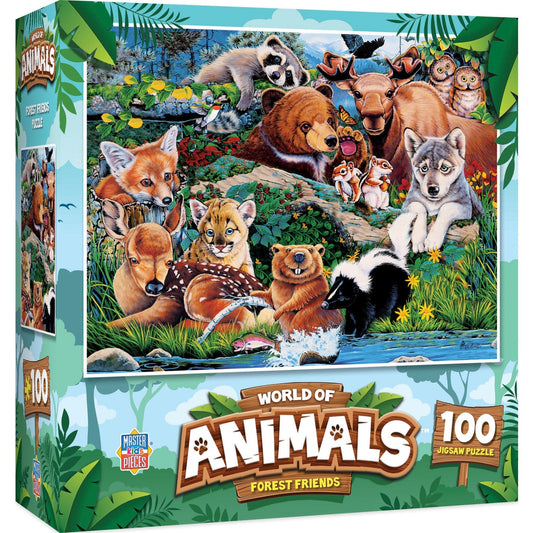 MasterPieces World of Animals - Forest Friends 100 Piece Puzzle (12021)